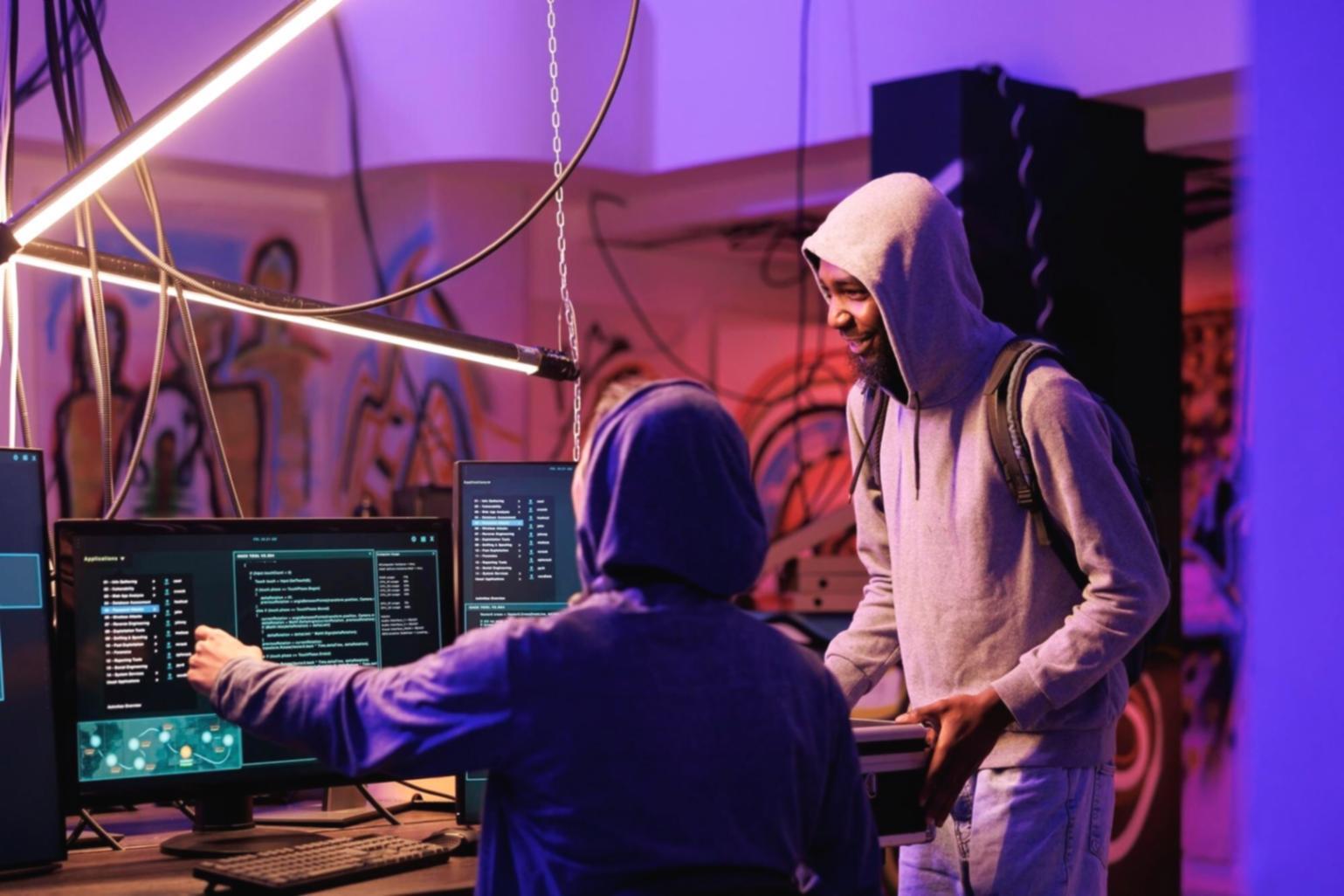 Team collaboration meeting discussing app maintenance strategy